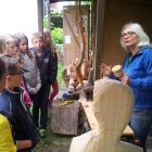 Kinderen groep 5 en 7 Wilhelminaschool bezoeken atelier