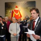 Burgemeester van Ede, Rene Verhulst, opent voorjaarsexpositie